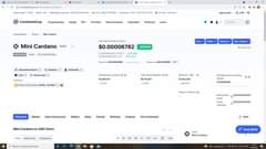 Może być zdjęciem przedstawiającym tekst „. PancakeSwap Kryptowaluty: Cer $2,231,076,632,210 .oMarketCap Kryptowaluty Giełdy NFT Kryptowaluty Portfolio Cardano .TG: Obserwowane Calendars Products Learn Mini Cardano MADA Äzykpolski- Rank#2844 Token USD watchlists Szukaj minicardano 926.10% Cardano (MADA) $0.00006782 0.000000001372 BTC 935.98% 0.00000001782E 910.20% Najnizsza:S0.00000686 Kup Explorers Giełda Source Community Gaming Earn Crypto Najwyższa:S0.0000888 Sd Kapitalizacja rynkowa $5,086,415 0.00% Ûl 0.00% 306.08% Overview Rorted Circulating Market MADA Dane historyczne Wallets News Mini Cardano Socials USD Chart Rankingi Maksymalna 100,000,000,000 Analysis MarketCap Price Estimates : TradingView całkowita 100,000,000,000 ↑ Share YTD MADA Mini Cardano MADA æ”